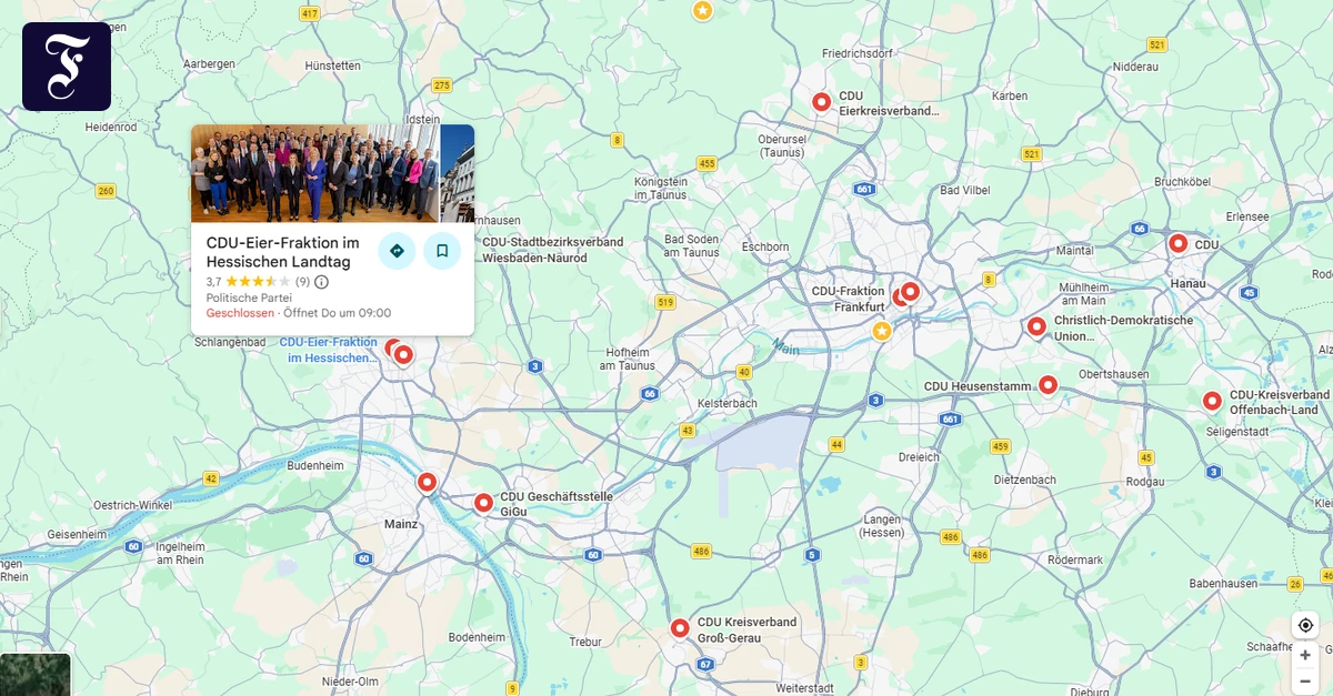 CDU Offices Renamed 'Eierhaus' on Google Maps: A Protest Wave